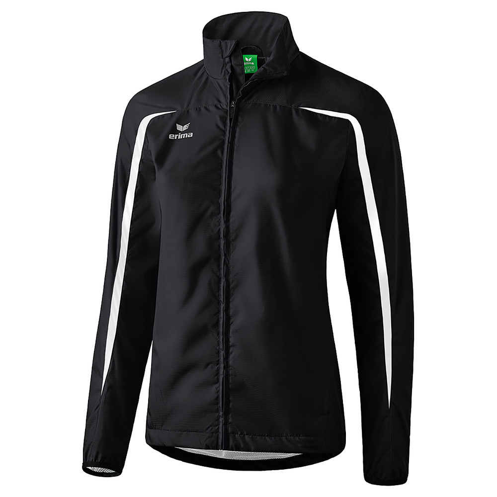 CHAQUETA RUNNING ERIMA ATHLETICS, NEGRA-BLANCA MUJER. 34 36 38 40 42 44 46 48 