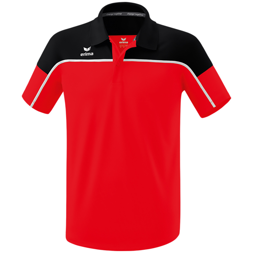 POLO ERIMA CHANGE, ROJO-NEGRO-BLANCO HOMBRE. S M L XL 2XL 3XL 