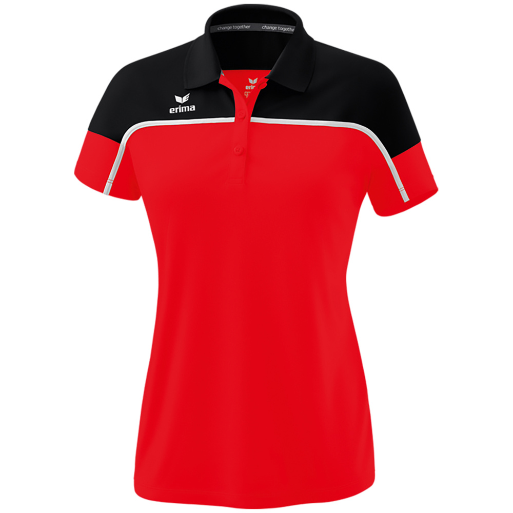 POLO ERIMA CHANGE, ROJO-NEGRO-BLANCO MUJER. 34 36 38 40 42 44 