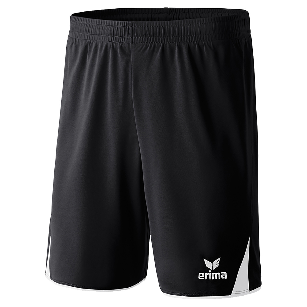 ERIMA CLASSIC 5-C SHORTS, NEGRO-BLANCO NIÑO. 128 140 152 164 