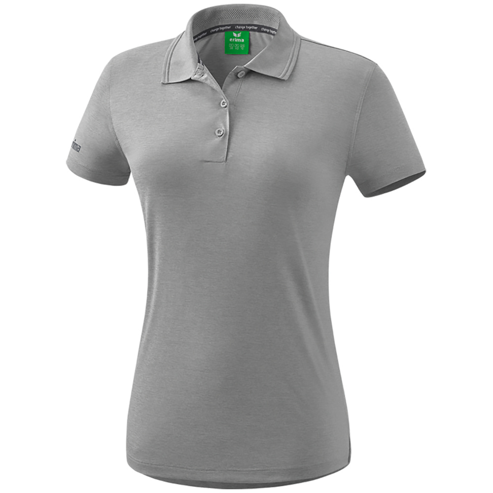 POLO FUNCIONAL ERIMA, GRIS MUJER. 34 36 38 40 42 44 