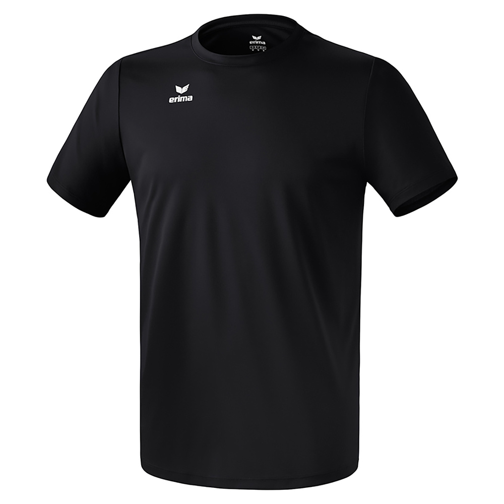 CAMISETA FUNCIONAL ERIMA TEAMSPORTS, NEGRA HOMBRE. S M L XL 2XL 3XL 