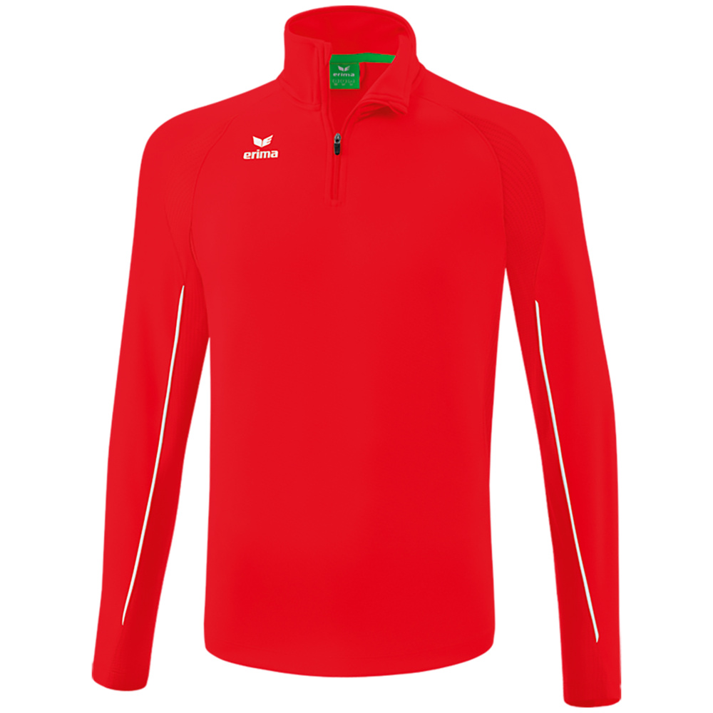 SUDADERA ENTRENAMIENTO 1/4 CREMALLERA ERIMA LIGA STAR, ROJA NIÑO. 104 116 128 140 152 164 