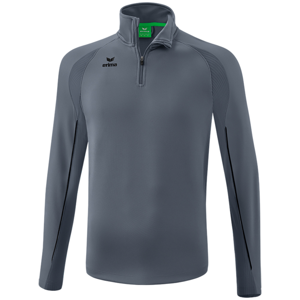 SUDADERA ENTRENAMIENTO 1/4 CREMALLERA ERIMA LIGA STAR, GRIS PIZARRA UNISEX. S M L XL 2XL 3XL 