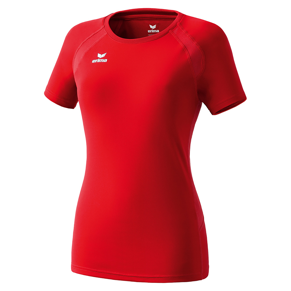 ERIMA PERFORMANCE T-SHIRT, CAMISETA, ROJA MUJER. 34 36 38 40 42 44 46 48 