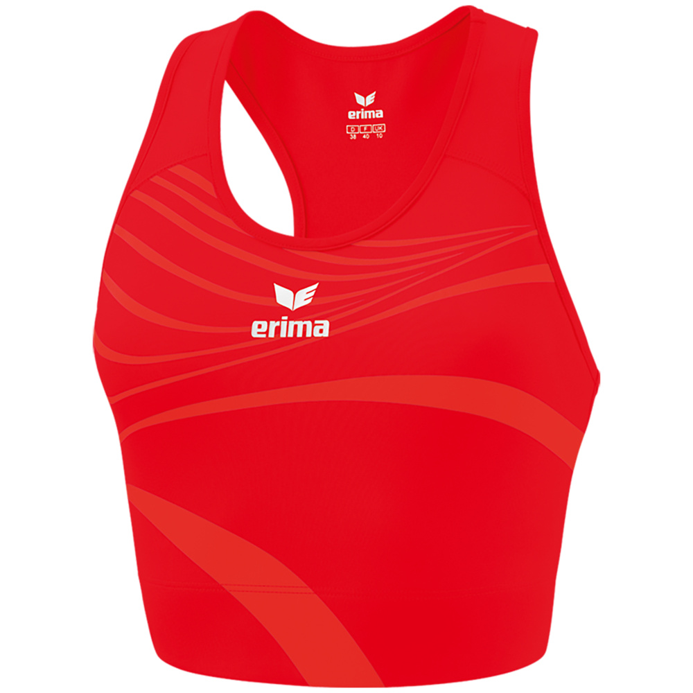 TOP ERIMA RACING, ROJO MUJER. 32 34 36 38 40 42 