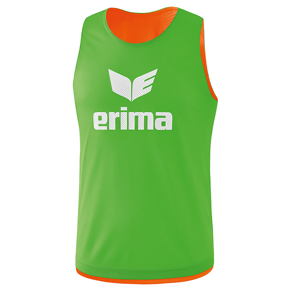 ERIMA PETO REVERSIBLE DE ENTRENAMIENTO, NARANJA-VERDE. XS S L 