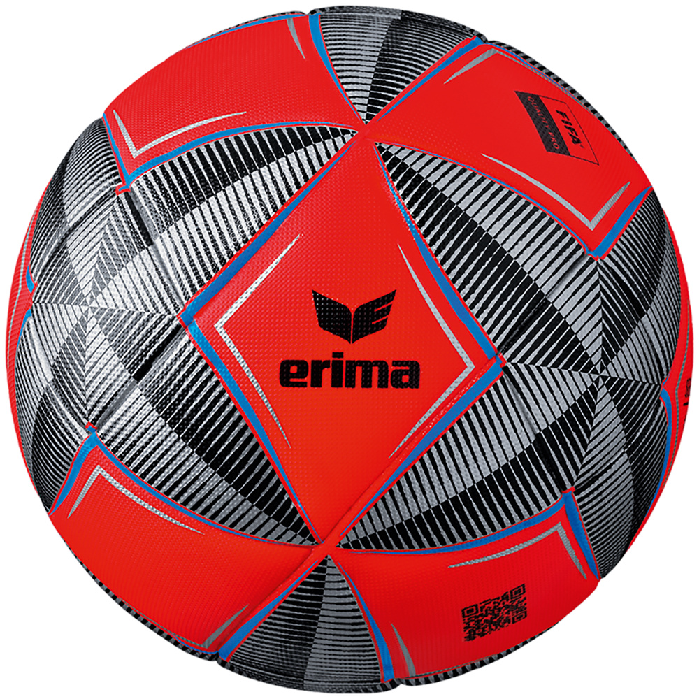 BALÓN DE FÚTBOL ERIMA SENZOR-STAR MATCH KOPERNIKUS, ROJO-NEGRO TALLA 5. TALLA 5 