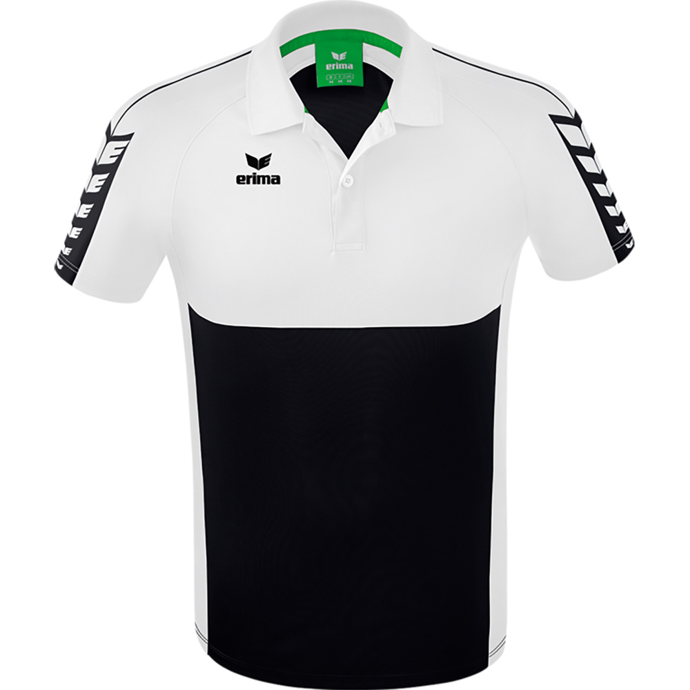 POLO ERIMA SIX WINGS, NEGRO-BLANCO HOMBRE. S M L XL 2XL 3XL 