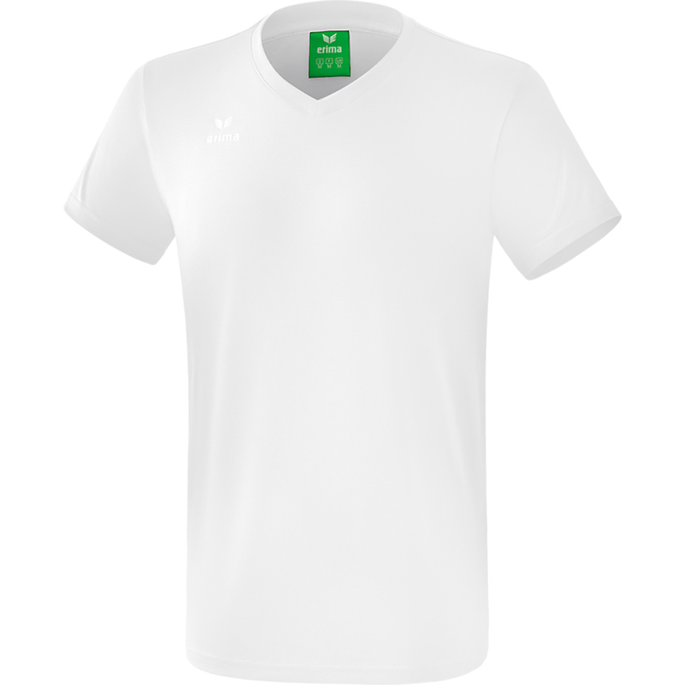 CAMISETA ERIMA STYLE, BLANCA HOMBRE. S M L XL 2XL 3XL 