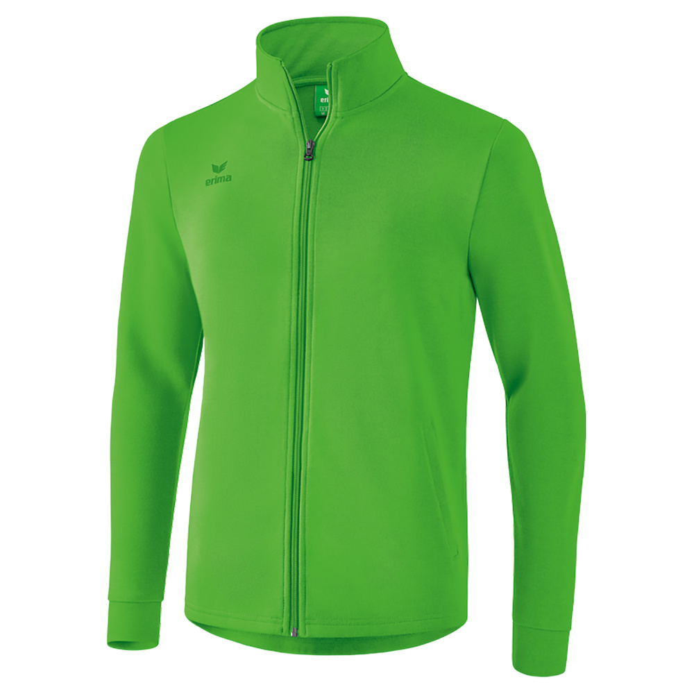 CHAQUETA-SUDADERA ERIMA, VERDE NIÑO. 116 128 140 152 164 