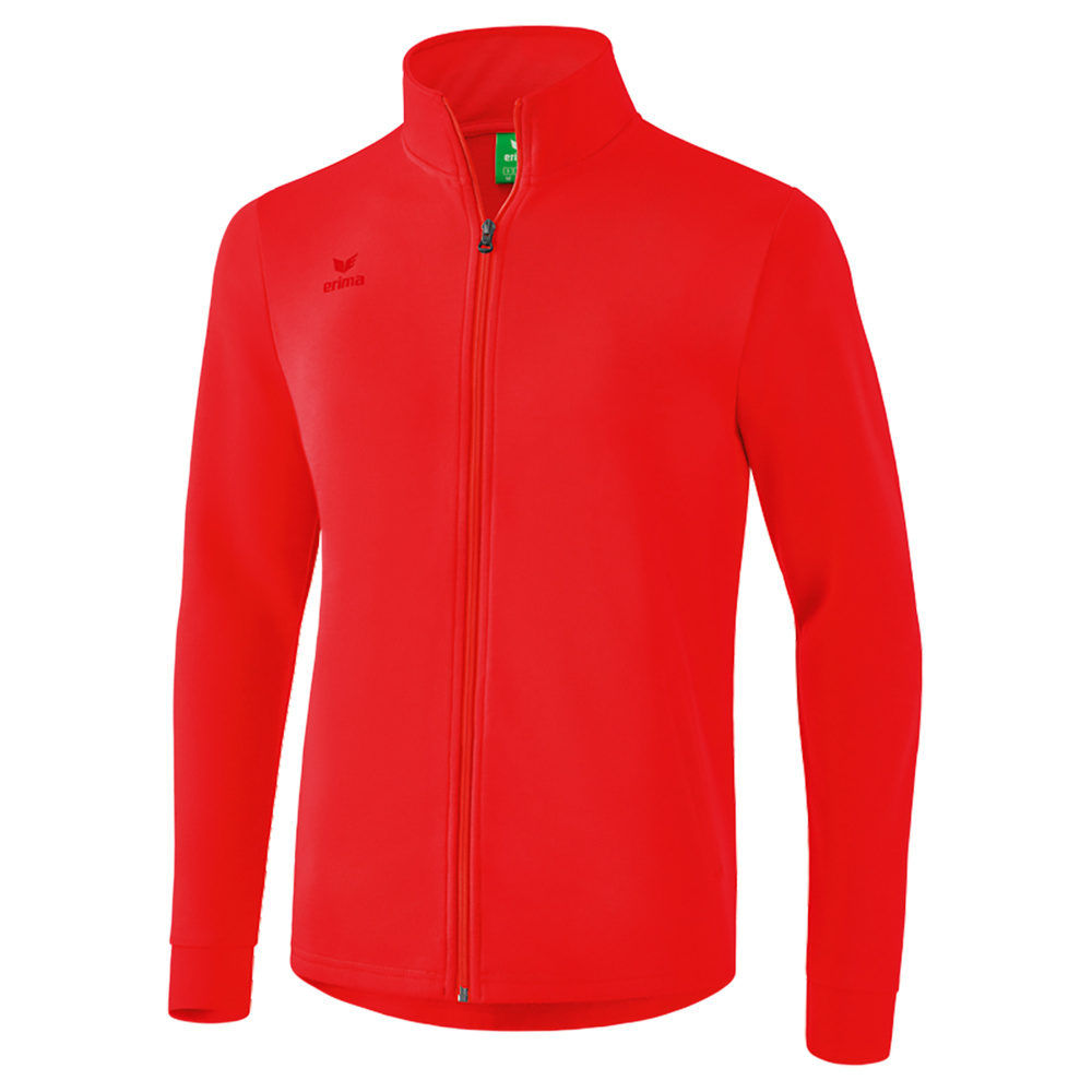 CHAQUETA-SUDADERA ERIMA, ROJA NIÑO. 116 128 140 152 164 