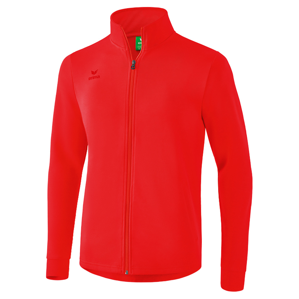 CHAQUETA-SUDADERA ERIMA, ROJA HOMBRE. S M L XL 2XL 3XL 