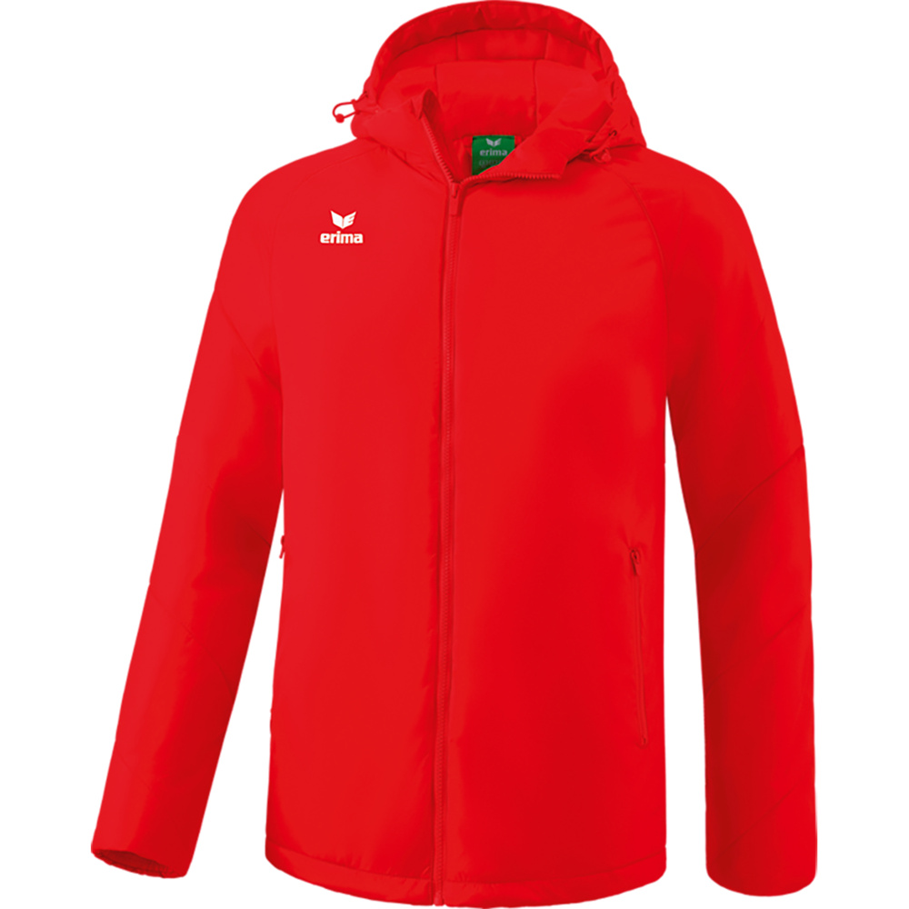 CHAQUETA DE INVIERNO ERIMA TEAM, ROJA HOMBRE. S M L XL 2XL 3XL 4XL 