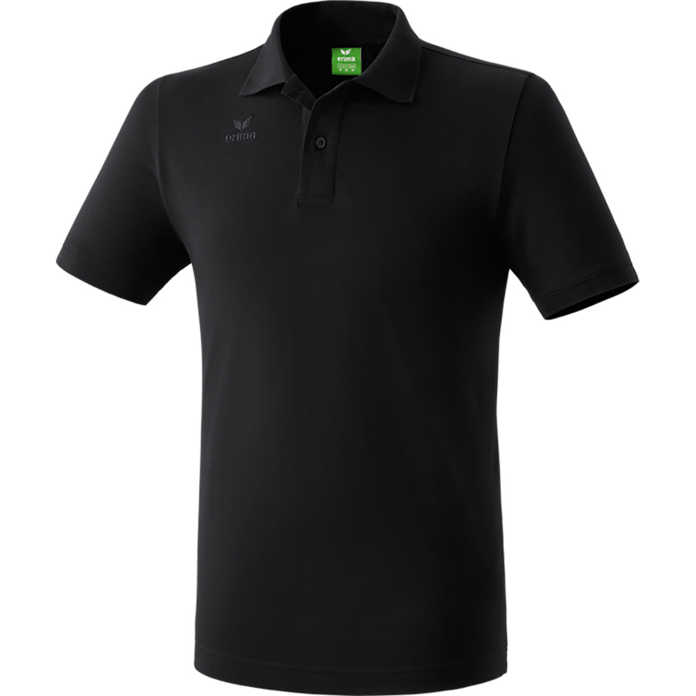 POLO ERIMA TEAMSPORTS, NEGRO NIÑO. 116 128 140 152 164 