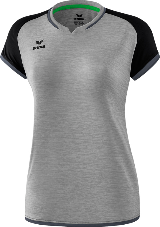 CAMISETA DE TIRANTES ERIMA ZENARI 3.0, GRIS-NEGRA-GRIS PIZARRA MUJER. 32 34 36 38 40 42 44 46 48 