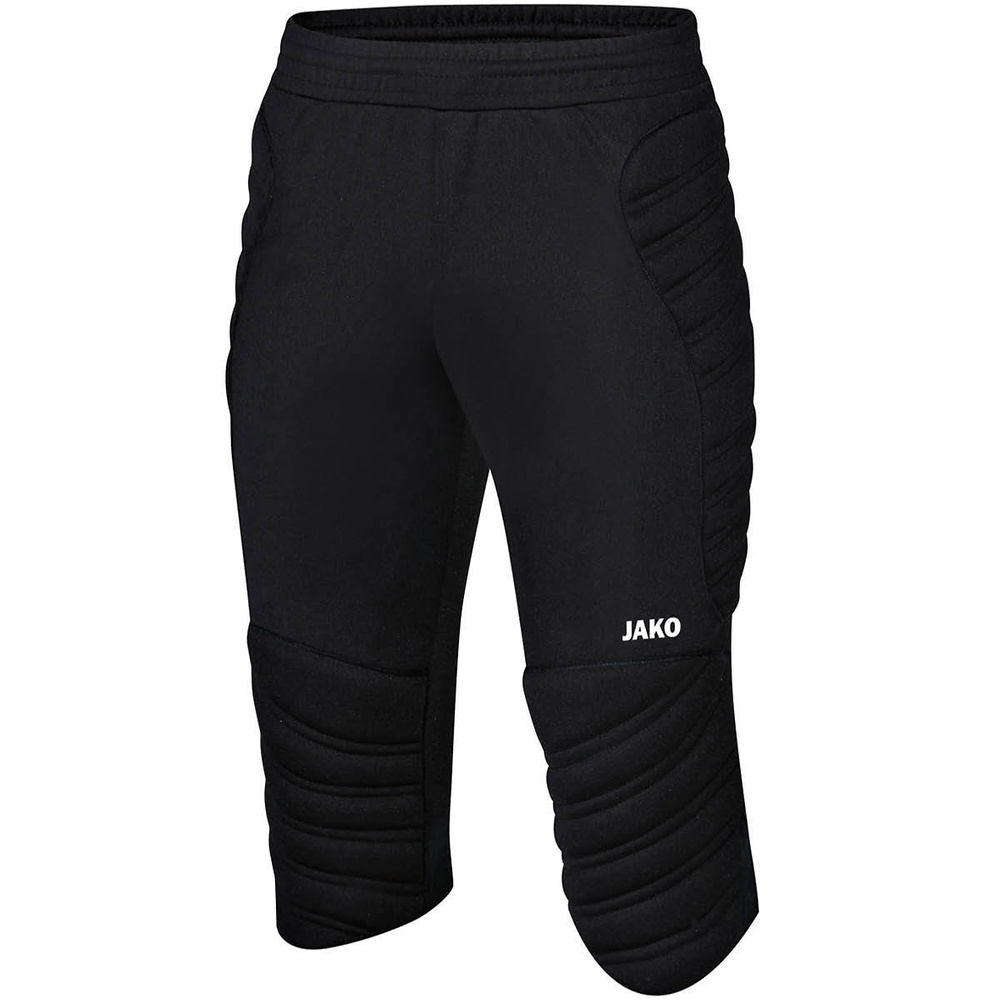 PANTALÓN PIRATA DE PORTERO JAKO STRIKER, NEGRO NIÑO. 128 140 152 164 