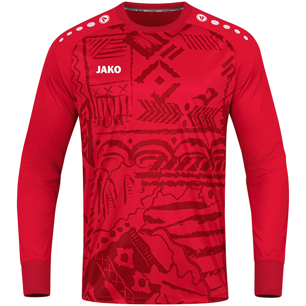 CAMISETA DE PORTERO JAKO TROPICANA, ROJA HOMBRE. S M L XL 2XL 