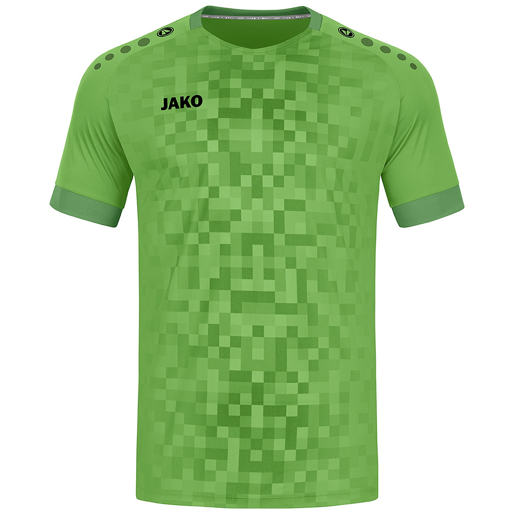 CAMISETA MANGA CORTA JAKO PIXEL, VERDE NIÑO. 128 140 152 164 