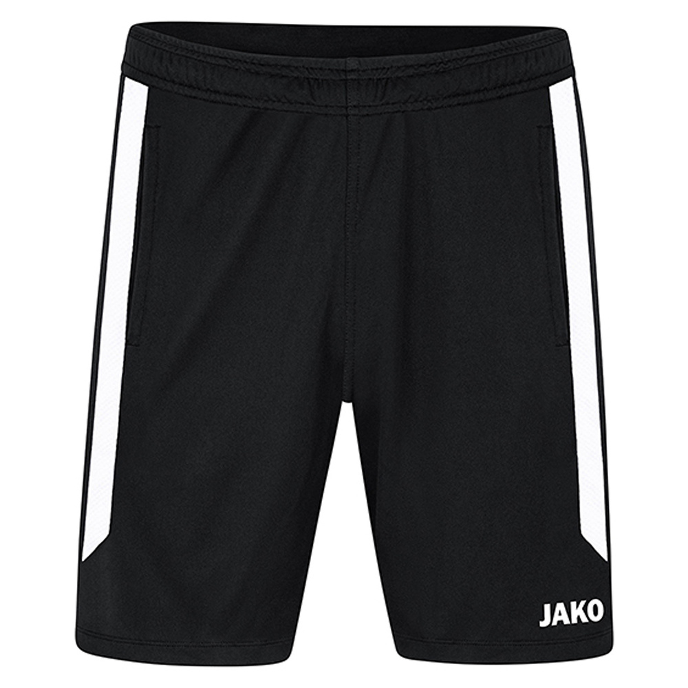 SHORTS DE OCIO JAKO POWER, NEGRO-BLANCO HOMBRE. S M L XL 2XL 3XL 4XL 