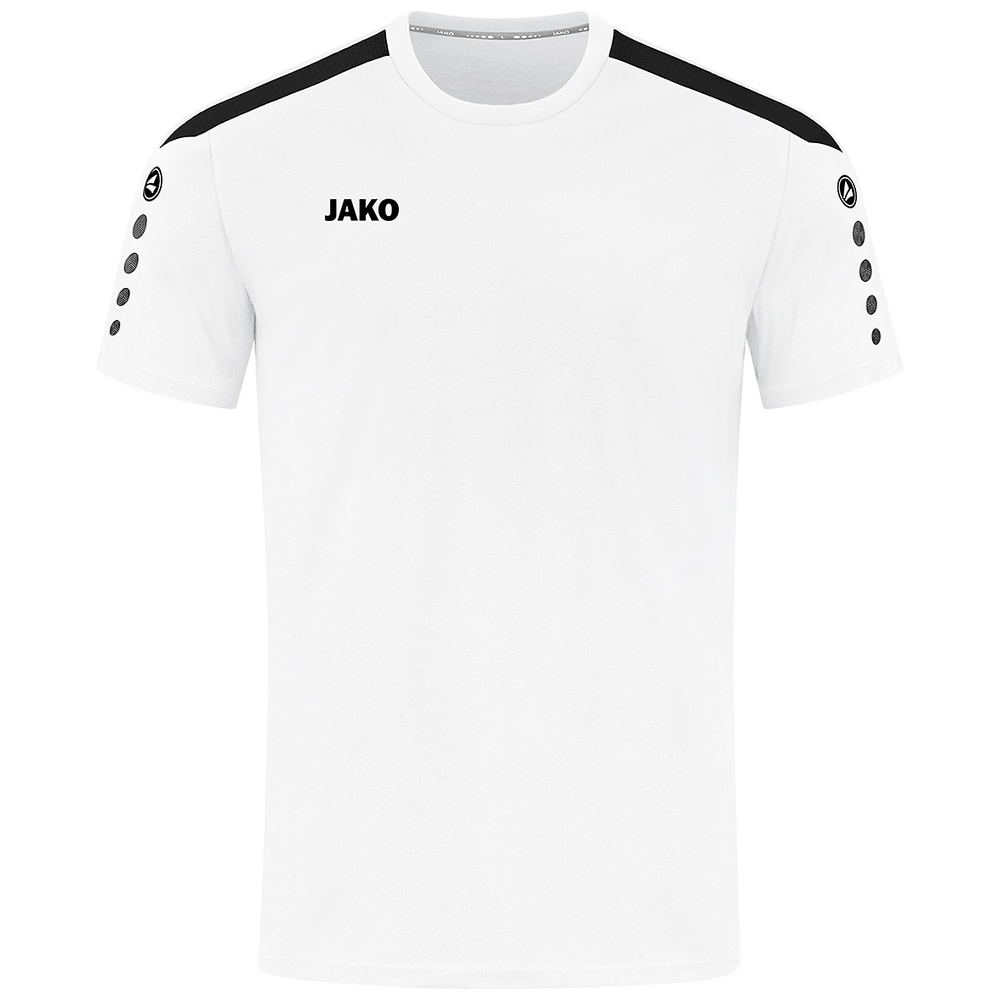 POLO JAKO POWER, BLANCO-NEGRO MUJER. 34 36 38 40 42 44 