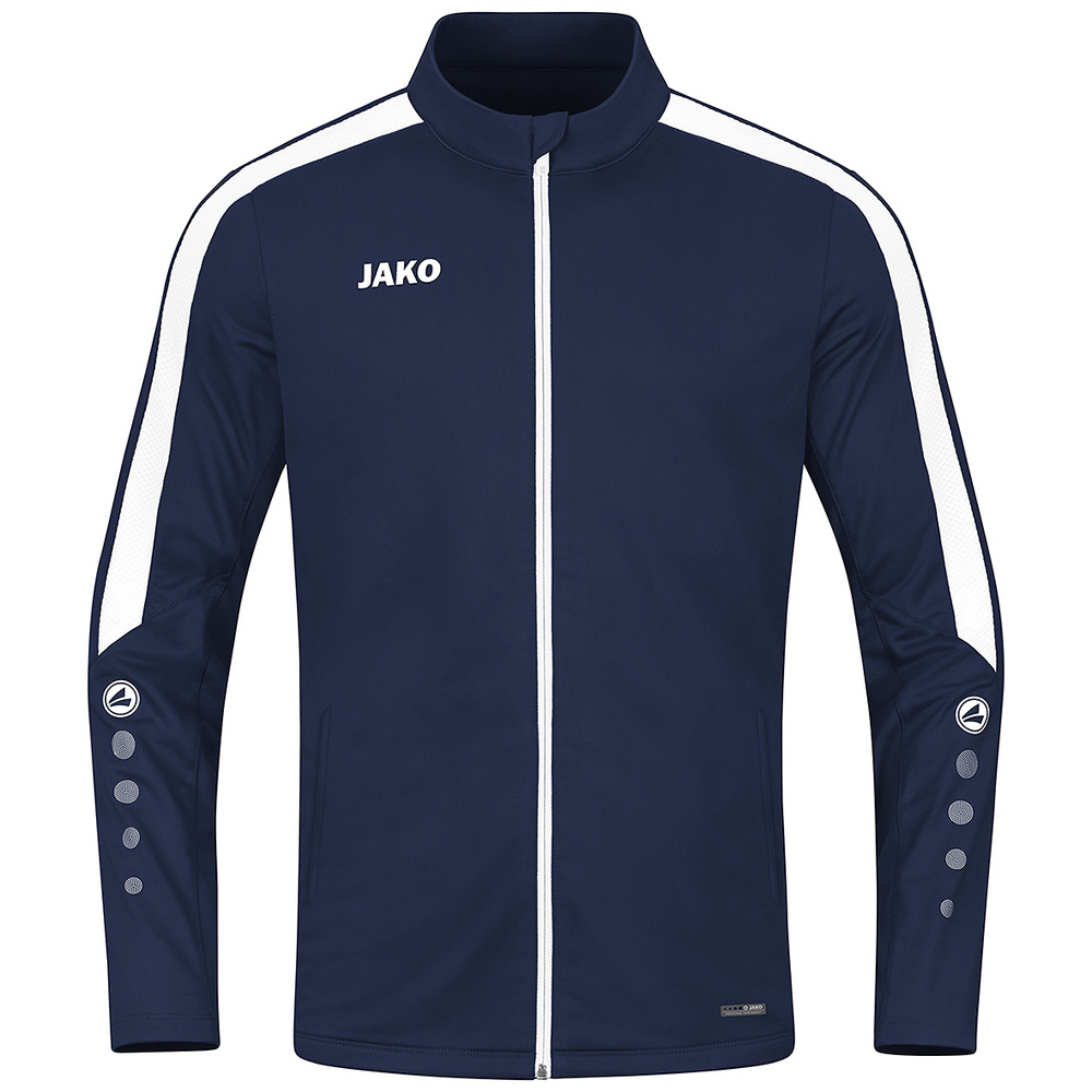 CHAQUETA JAKO POWER POLIÉSTER, MARINO-BLANCA NIÑO. 116 128 140 152 164 