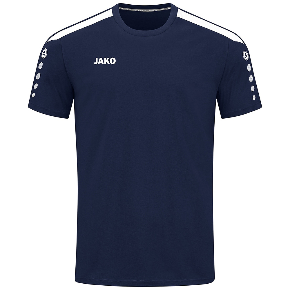 CAMISETA JAKO POWER, MARINO-BLANCA NIÑO. 128 140 152 164 