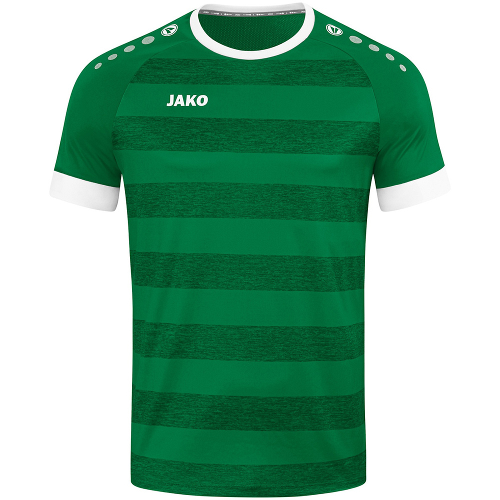 CAMISETA JAKO CELTIC MELANGE MANGA CORTA, VERDE NIÑO. 116 128 140 152 164 