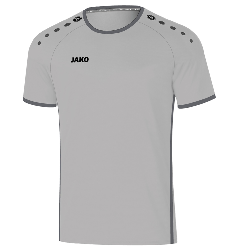 CAMISETA JAKO PRIMERA MANGA CORTA, GRIS-GRIS PIEDRA NIÑO. 116 128 140 152 164 