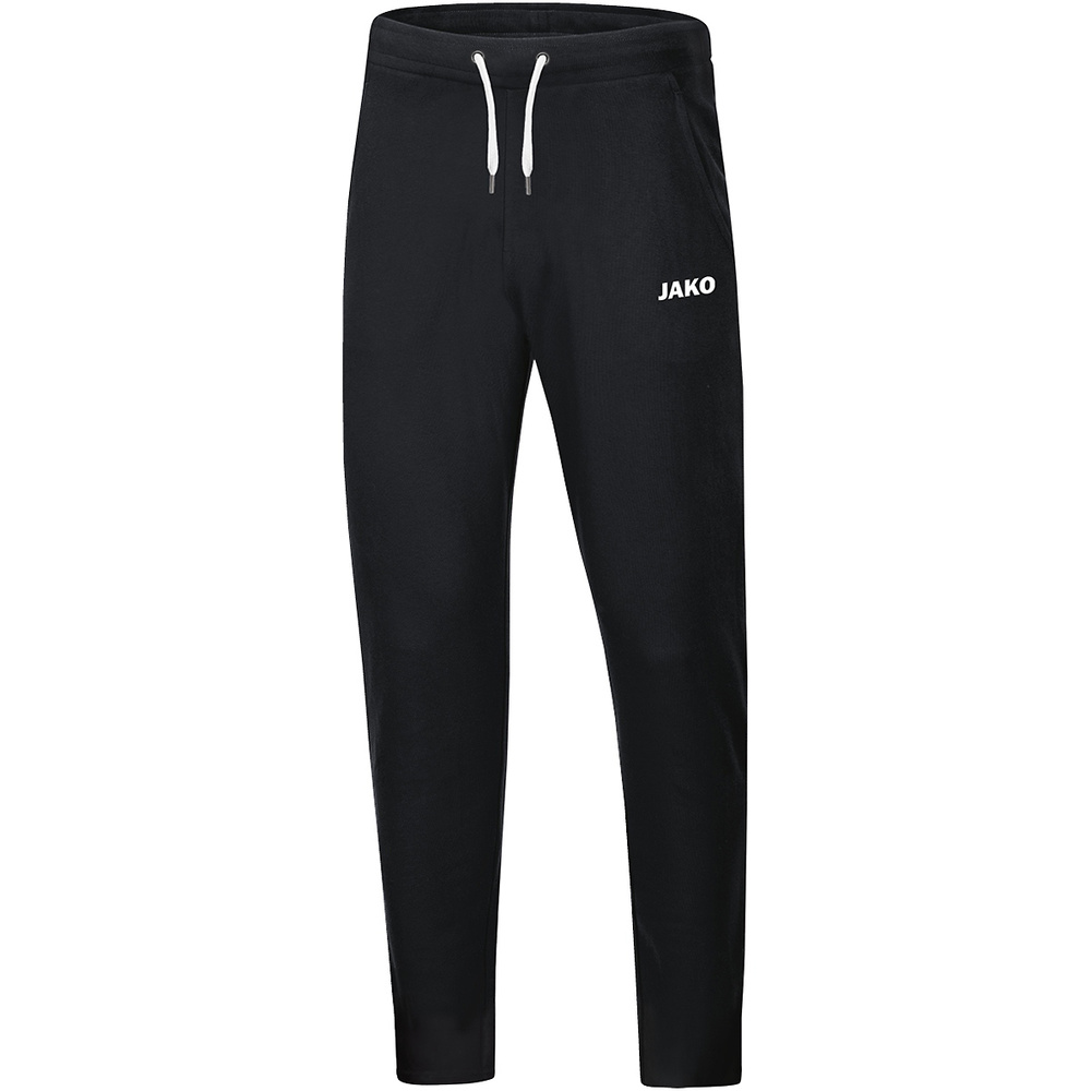 PANTALÓN DE JOGGING JAKO BASE, NEGRO HOMBRE. S M L XL 2XL 3XL 4XL 