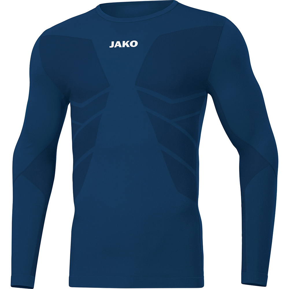 CAMISETA INTERIOR JAKO COMFORT 2.0 MANGA LARGA, MARINO HOMBRE. S M L XL 2XL 