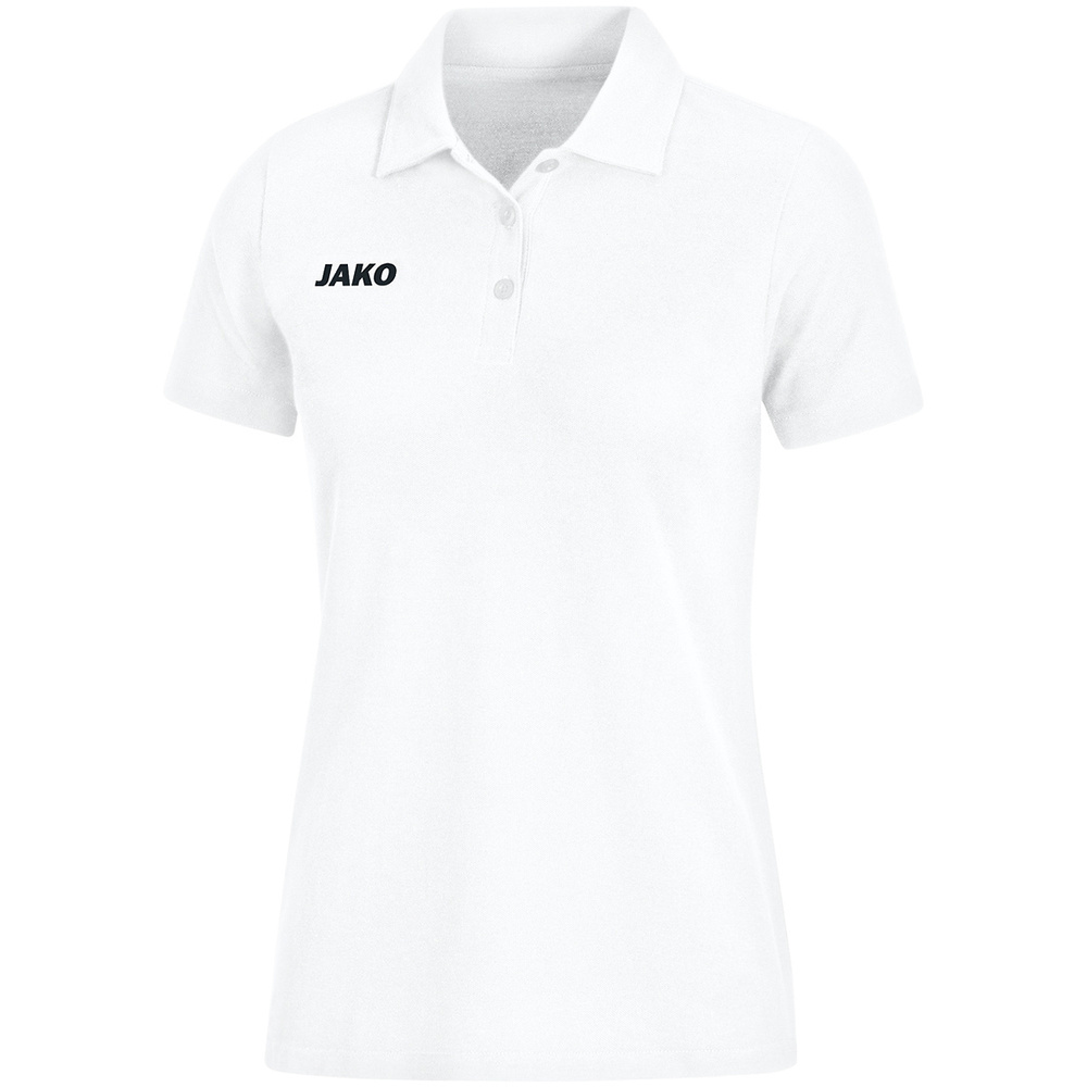 POLO JAKO BASE, BLANCO MUJER. S M L XL 2XL 3XL 