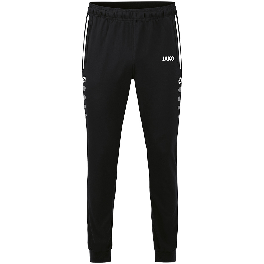 PANTALÓN DE PRESENTACIÓN JAKO ALLROUND, NEGRO HOMBRE. S M L XL 2XL 3XL 4XL 