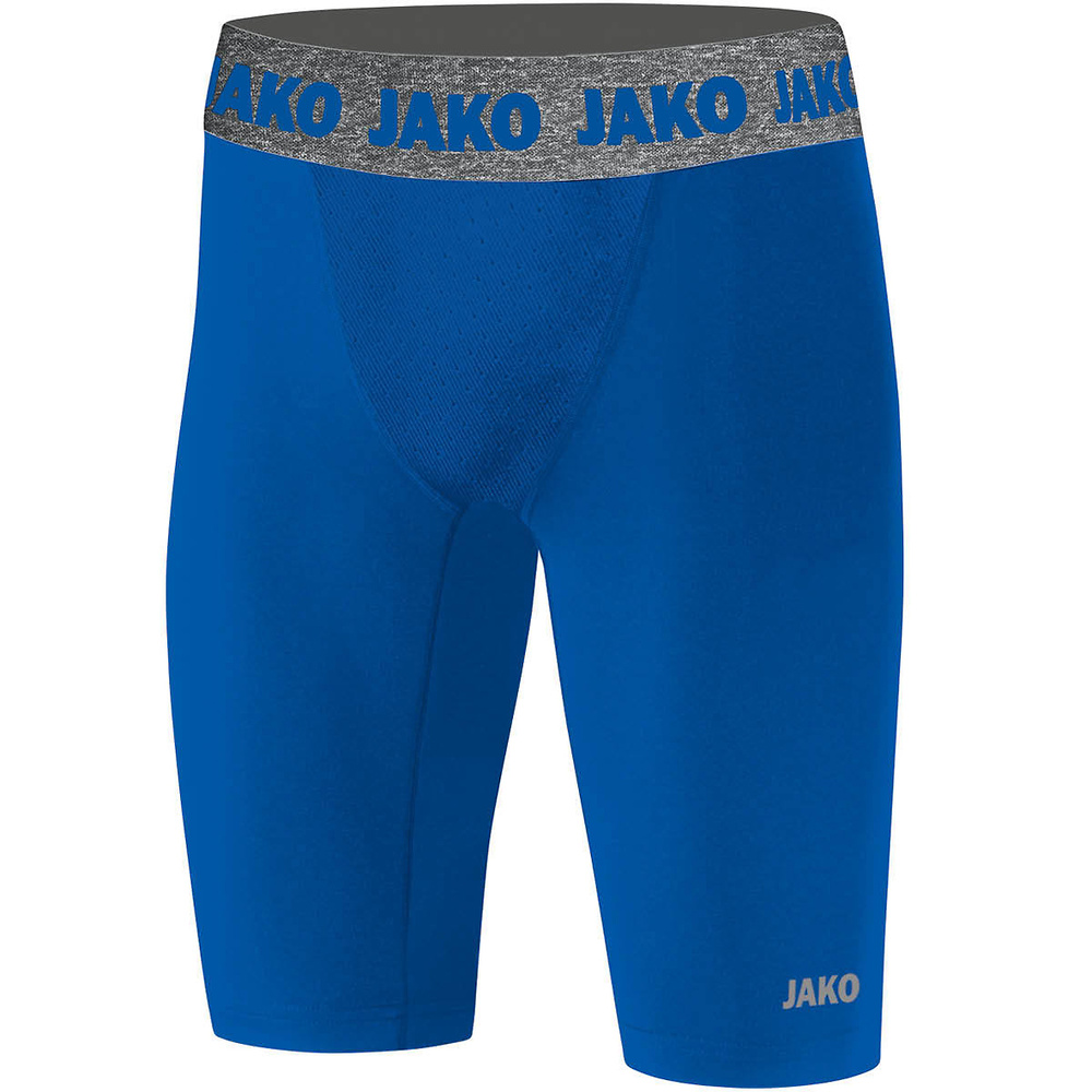 SHORT AJUSTADO JAKO COMPRESSION 2.0, ROYAL NIÑO. 140 152 164 