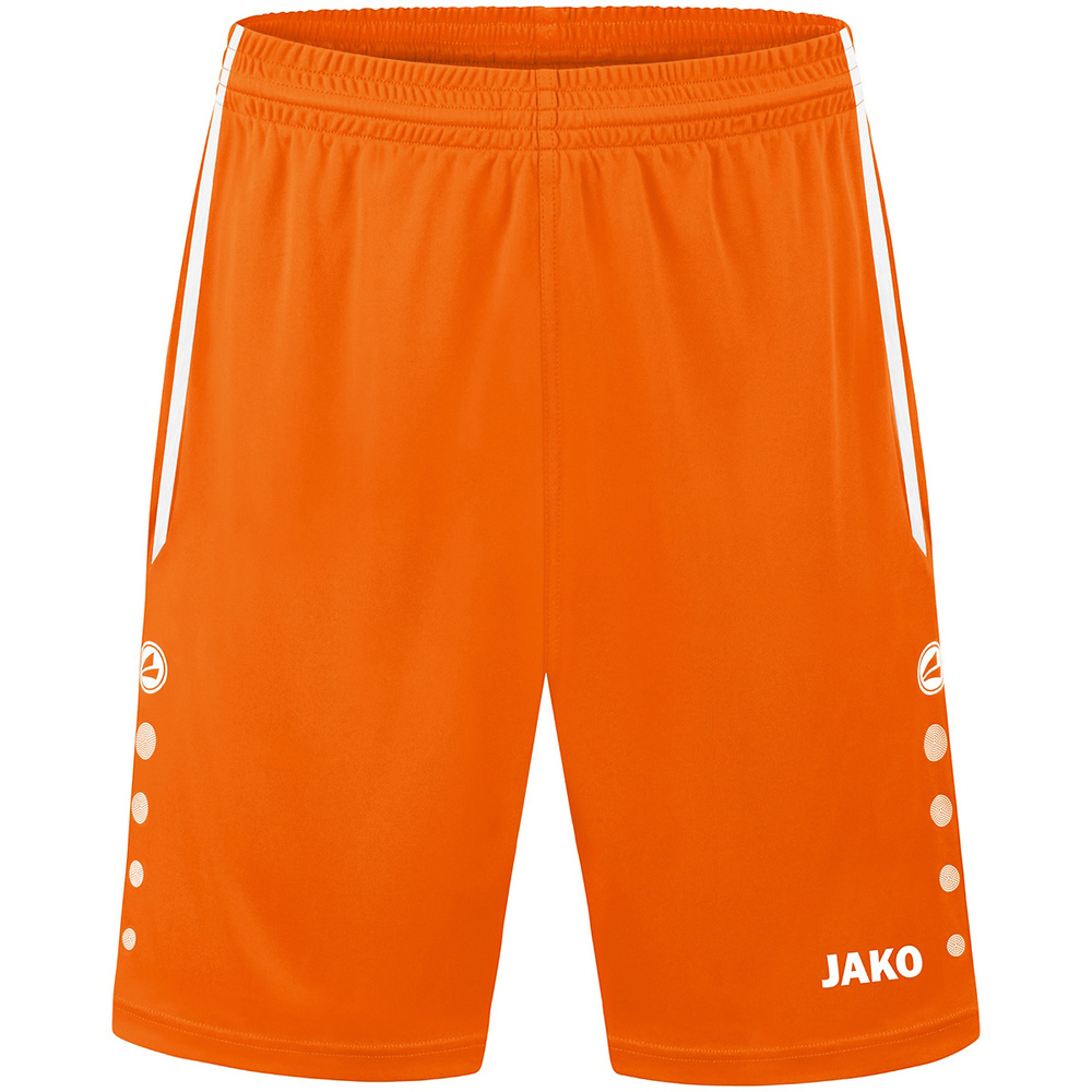 SHORT JAKO ALLROUND, NARANJA NEÓN NIÑO. 116 128 164 152 164 