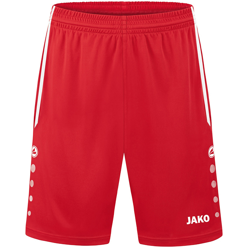 SHORT JAKO ALLROUND, ROJO NIÑO. 116 128 164 152 164 