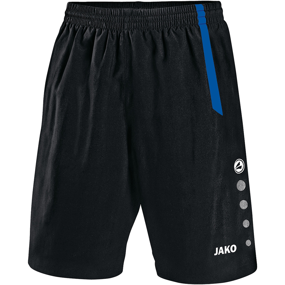 SHORT JAKO TURIN, NEGRO-ROYAL NIÑO. 116 128 140 152 164 