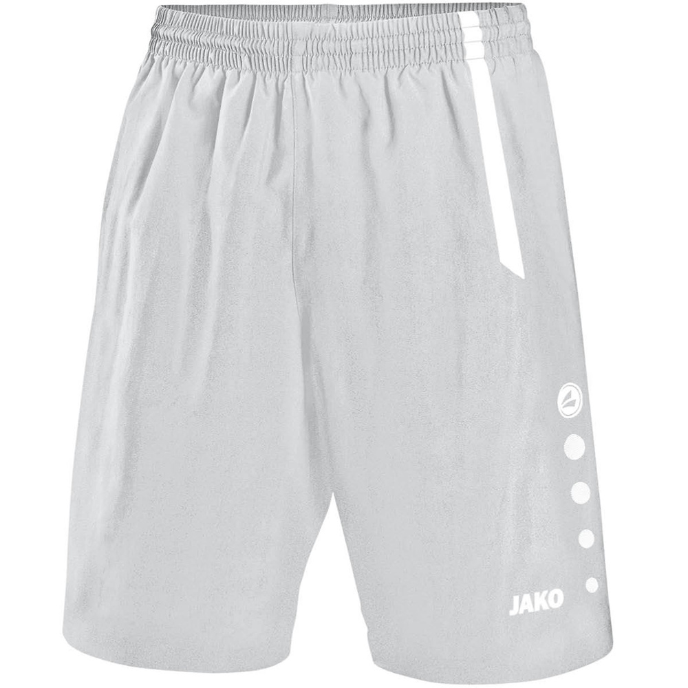 SHORT JAKO TURIN, GRIS-BLANCO HOMBRE. S M L XL 2XL 