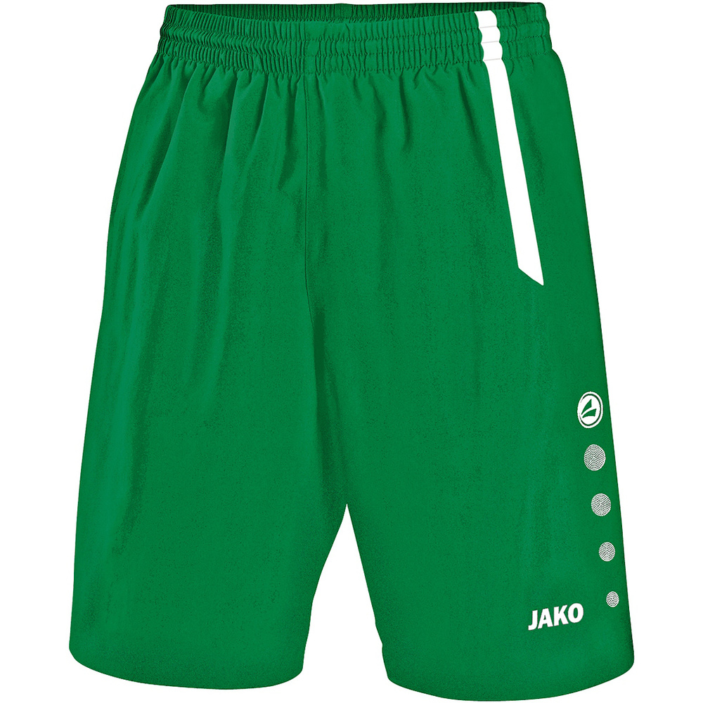 SHORT JAKO TURIN, VERDE-BLANCO NIÑO. 116 128 140 152 164 