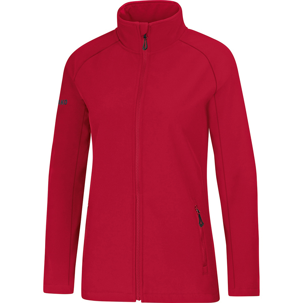 CHAQUETA SOFTSHELL JAKO TEAM, ROJA MUJER 34 36 38 40 42 44 