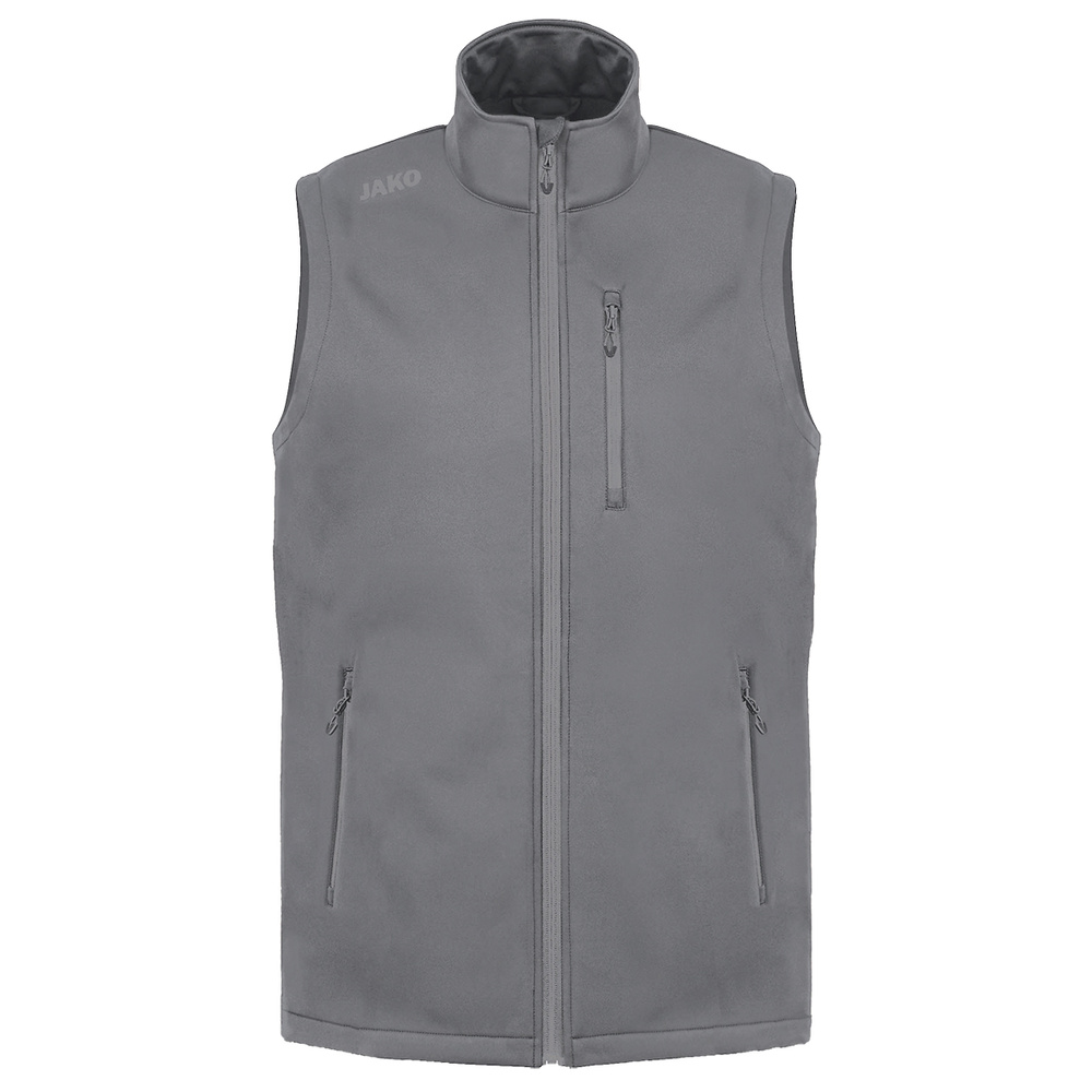 CHALECO SOFTSHELL JAKO PREMIUM, GRIS PIEDRA MUJER. 34 36 38 40 42 44 46 