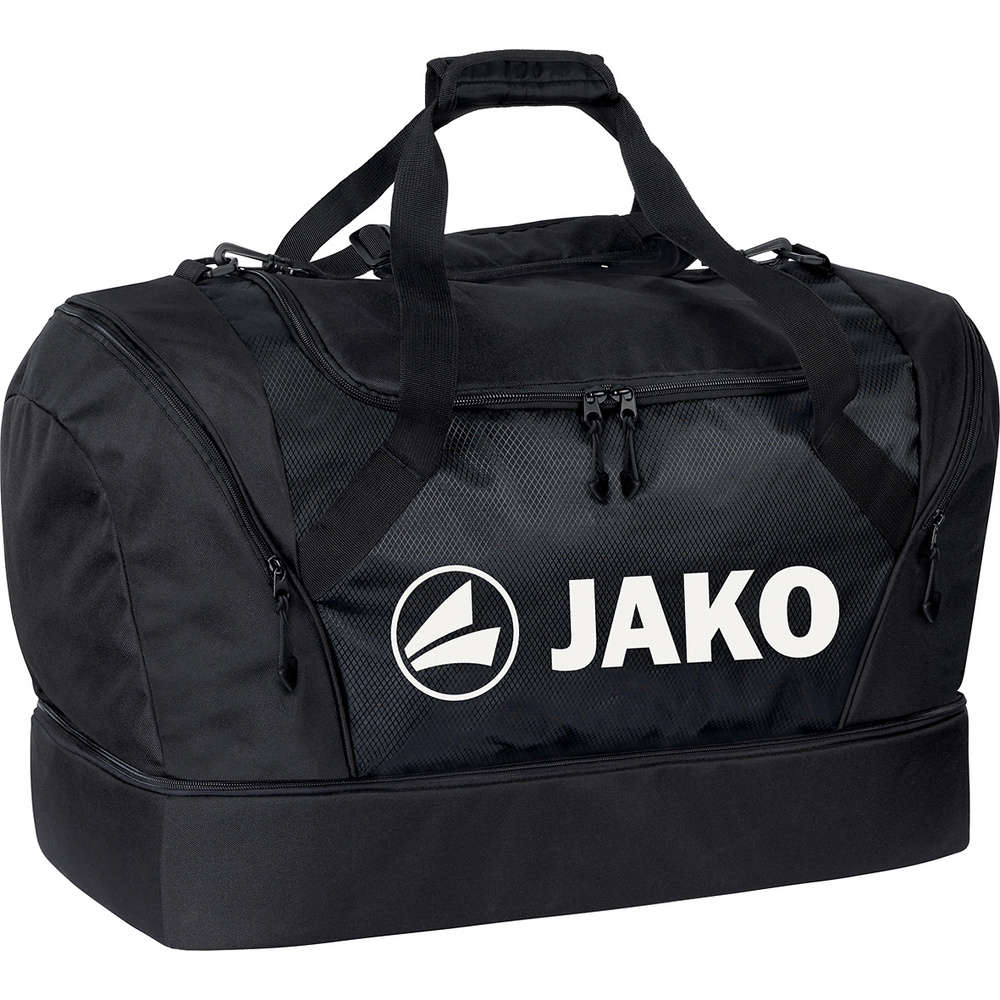 BOLSA DE DEPORTE JAKO, NEGRA. JUNIOR SENIOR 