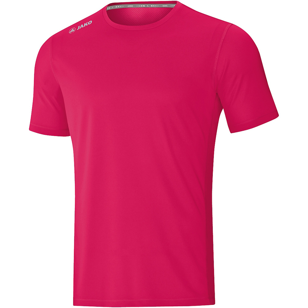 CAMISETA JAKO RUN 2.0 MANGA CORTA, ROSA HOMBRE. S M L XL 2XL 3XL 