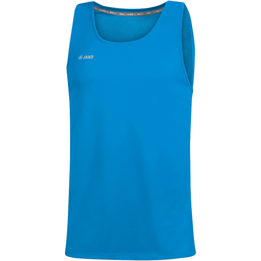 CAMISETA JAKO RUN 2.0 SIN MANGAS, AZUL JAKO NIÑO. 128 140 152 164 