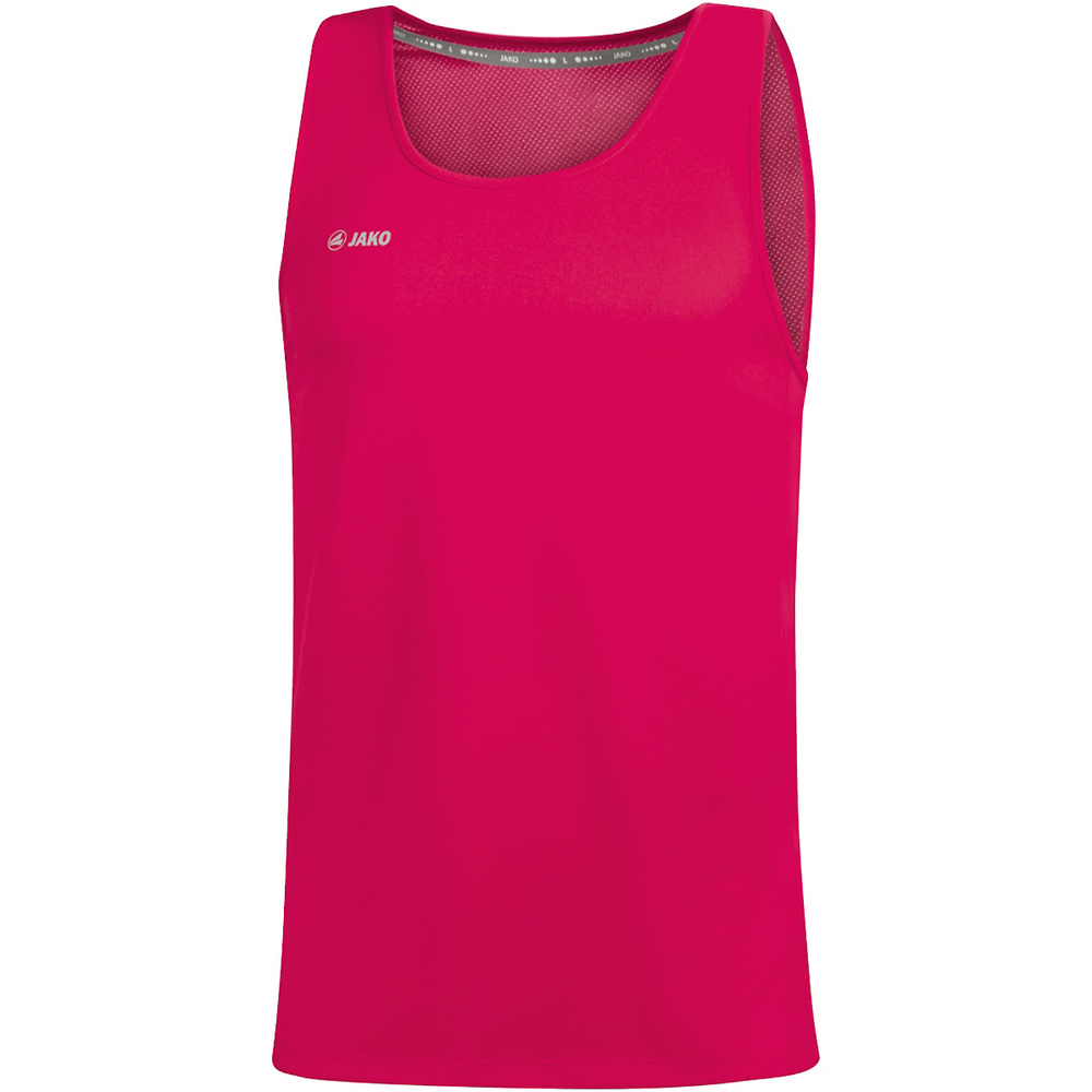 CAMISETA JAKO RUN 2.0 SIN MANGAS, ROSA NIÑO. 128 140 152 164 