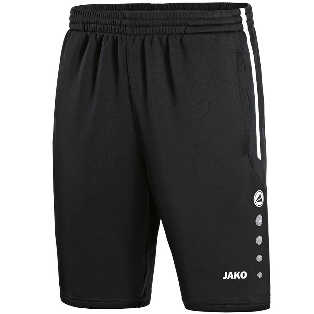 SHORT DE ENTRENAMIENTO JAKO ACTIVE, NEGRO-BLANCO HOMBRE. S M L XL 2XL 3XL 