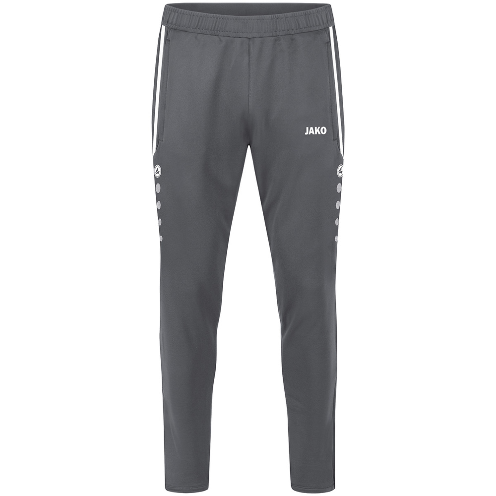 PANTALONES DE ENTRENAMIENTO JAKO ALLROUND, ANTRACITA HOMBRE. S M L XL 2XL 3XL 4XL 