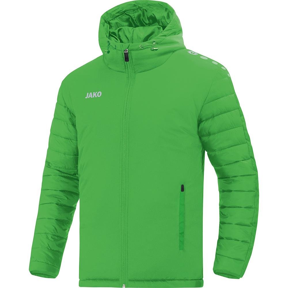 CHAQUETA DE INVIERNO JAKO TEAM, VERDE HOMBRE. S M L XL 2XL 3XL 4XL 