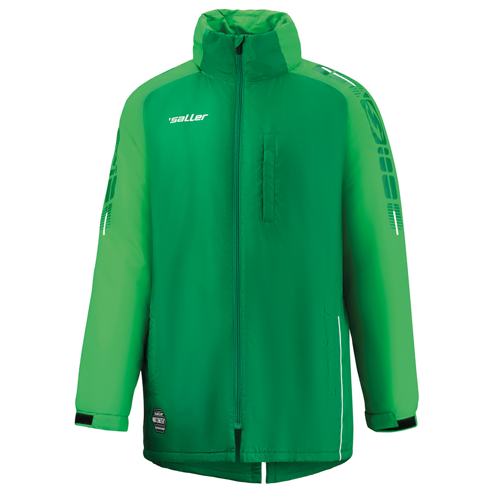 PARKA SALLERX.72, VERDE-ESMERALDA-BLANCO NIÑO. 128 140 152 164 