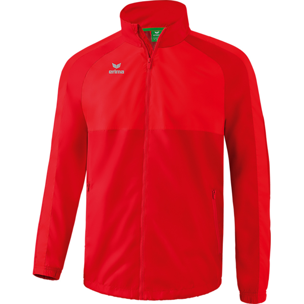 ANORACK ERIMA TEAM ALL-WEATHER, ROJO HOMBRE. S M L XL 2XL 3XL 